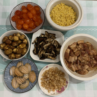 鲍鱼蛋黄肉粽的做法步骤：11