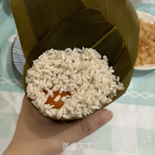 鲍鱼蛋黄肉粽的做法步骤：14