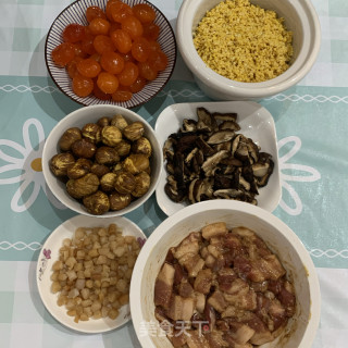 板栗蛋黄肉粽的做法步骤：10