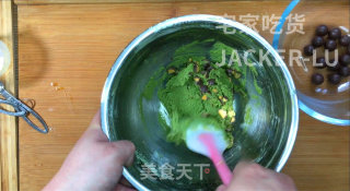 麦丽素抹茶软曲奇，奇妙的口感，好像变得加倍好吃了起来。的做法步骤：15