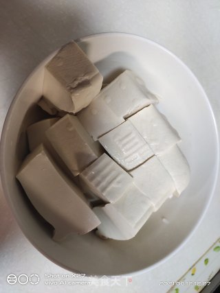 红烧鸡肉豆腐盖烧饭的做法步骤：4