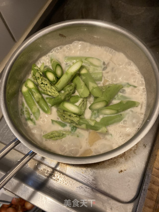 奶油三文鱼汤的做法步骤：10