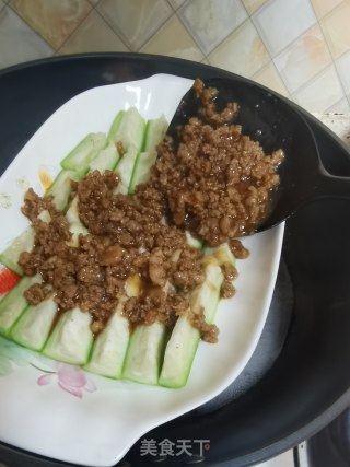 肉末蒸丝瓜的做法步骤：13