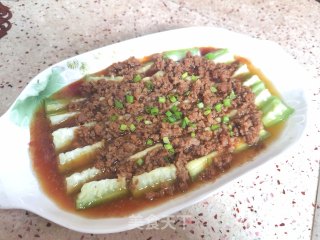 肉末蒸丝瓜的做法步骤：15