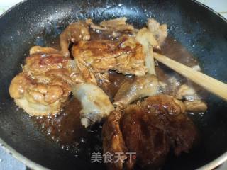 焖鸭腿肉盖烧饭的做法步骤：4