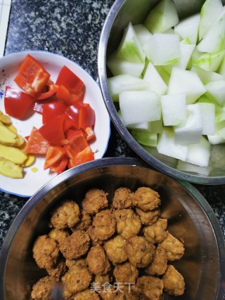 冬瓜烧豆腐圆子的做法步骤：9