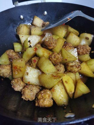 冬瓜烧豆腐圆子的做法步骤：14