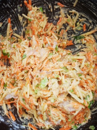 鲜虾蔬菜饼的做法步骤：11