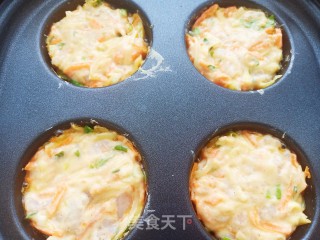 鲜虾蔬菜饼的做法步骤：12
