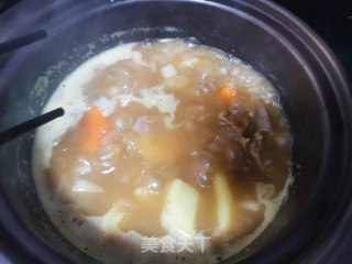 咖喱牛肉的做法步骤：7