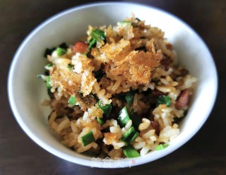 腊肠炒饭的做法步骤：7
