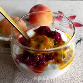 “清凉饮品”花酿拌酸奶的做法步骤：8