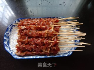 烤猪肉串的做法步骤：11