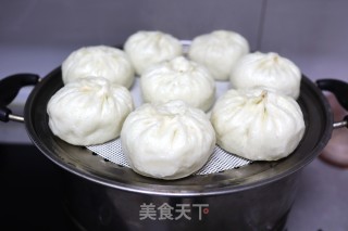 干笋酱肉包子的做法步骤：16