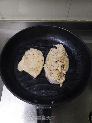 黑椒鸡胸的做法步骤：7