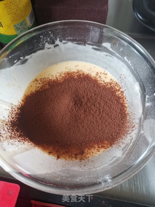 脆皮巧克力可可小蛋糕的做法步骤：5