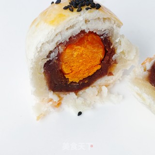 蛋黄酥的做法步骤：14