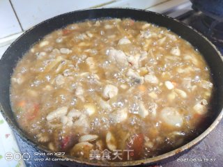 腐乳白菜烧鸡肉的做法步骤：2