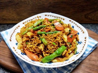 豆角焖面的做法步骤：16