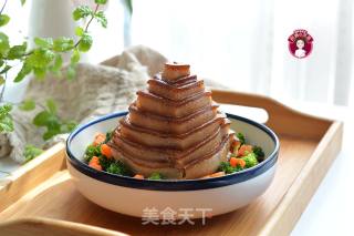 竹笋宝塔肉的做法步骤：13