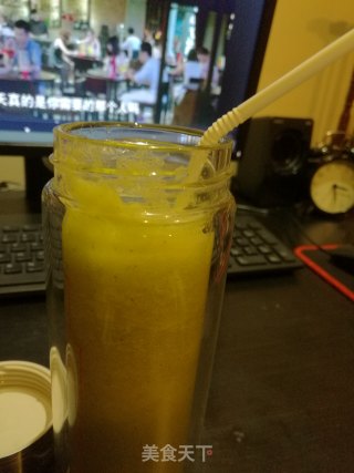 木瓜黄瓜橘子汁的做法步骤：3
