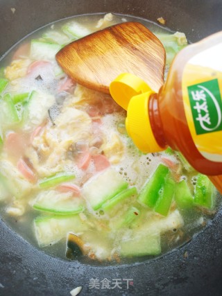 上汤八棱瓜的做法步骤：12