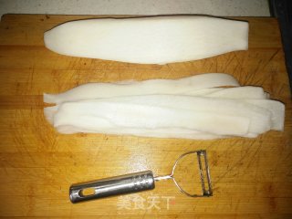 雪碧白萝卜的做法步骤：2