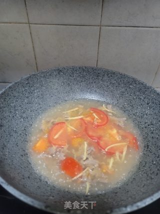 番茄牛肉汤的做法步骤：8
