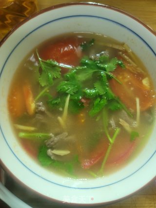 番茄牛肉汤的做法步骤：10