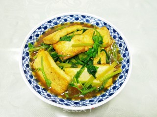 芹菜炒豆腐的做法步骤：9