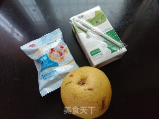 奶香雪梨冻的做法步骤：1