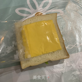 鸡串肉松芝士三明治的做法步骤：7