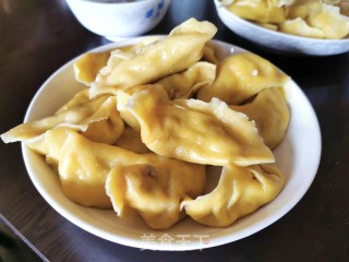 南瓜面皮白菜肉饺的做法步骤：14