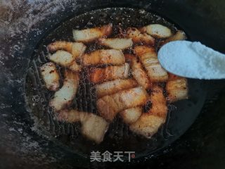 蒜子烧肉的做法步骤：5