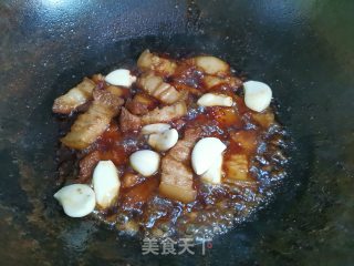 蒜子烧肉的做法步骤：6