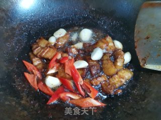 蒜子烧肉的做法步骤：7