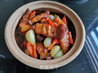 蒜子烧肉的做法步骤：9