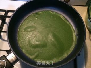 抹茶红豆千层的做法步骤：4