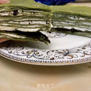 抹茶红豆千层的做法步骤：7