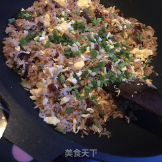 腊肠蛋炒饭的做法步骤：10