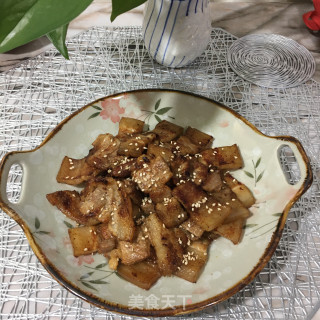 香煎五花肉的做法步骤：5