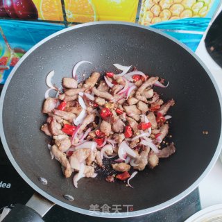 孜然羊肉的做法步骤：14