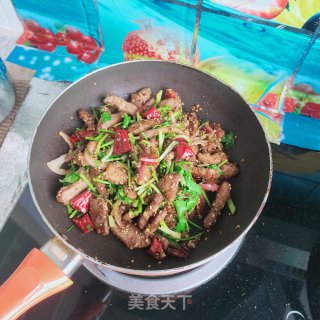 孜然羊肉的做法步骤：18