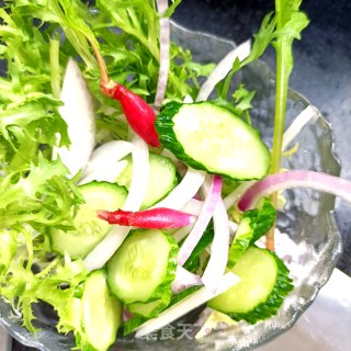 苦菊鸡蛋沙拉的做法步骤：7
