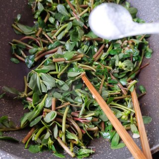 蒜末马齿苋的做法步骤：8