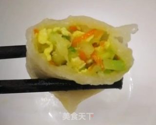 夏天瓜果的浪漫，西葫芦鸡蛋饺子下锅！的做法步骤：6