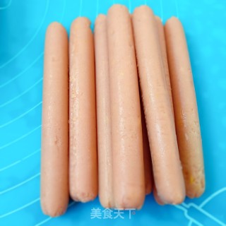 香肠面包卷的做法步骤：4