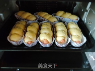 香肠面包卷的做法步骤：11