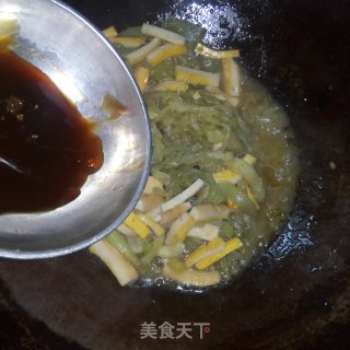 酸香茄丝的做法步骤：8