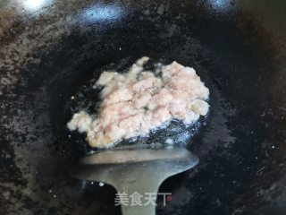 白豆角炒肉末的做法步骤：3
